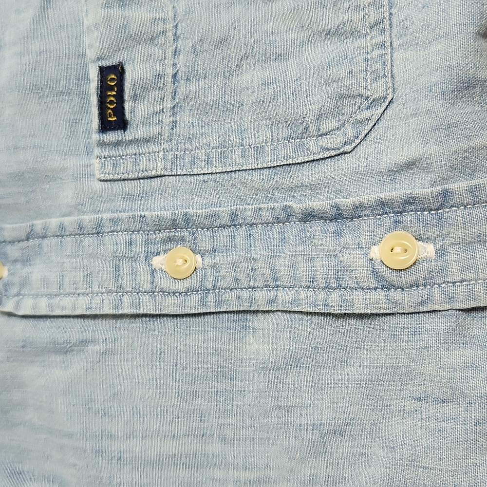 Ralph Lauren Denim Blue Polo Shirt - Picture 5 of 5